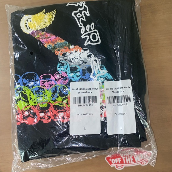 Brand New Vlone X juicewrld Black shorts - Picture 3 of 6